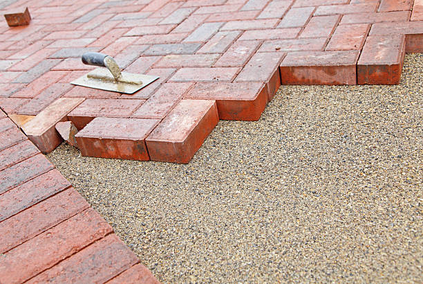 Residential Paver Driveway in Carnegie, OK